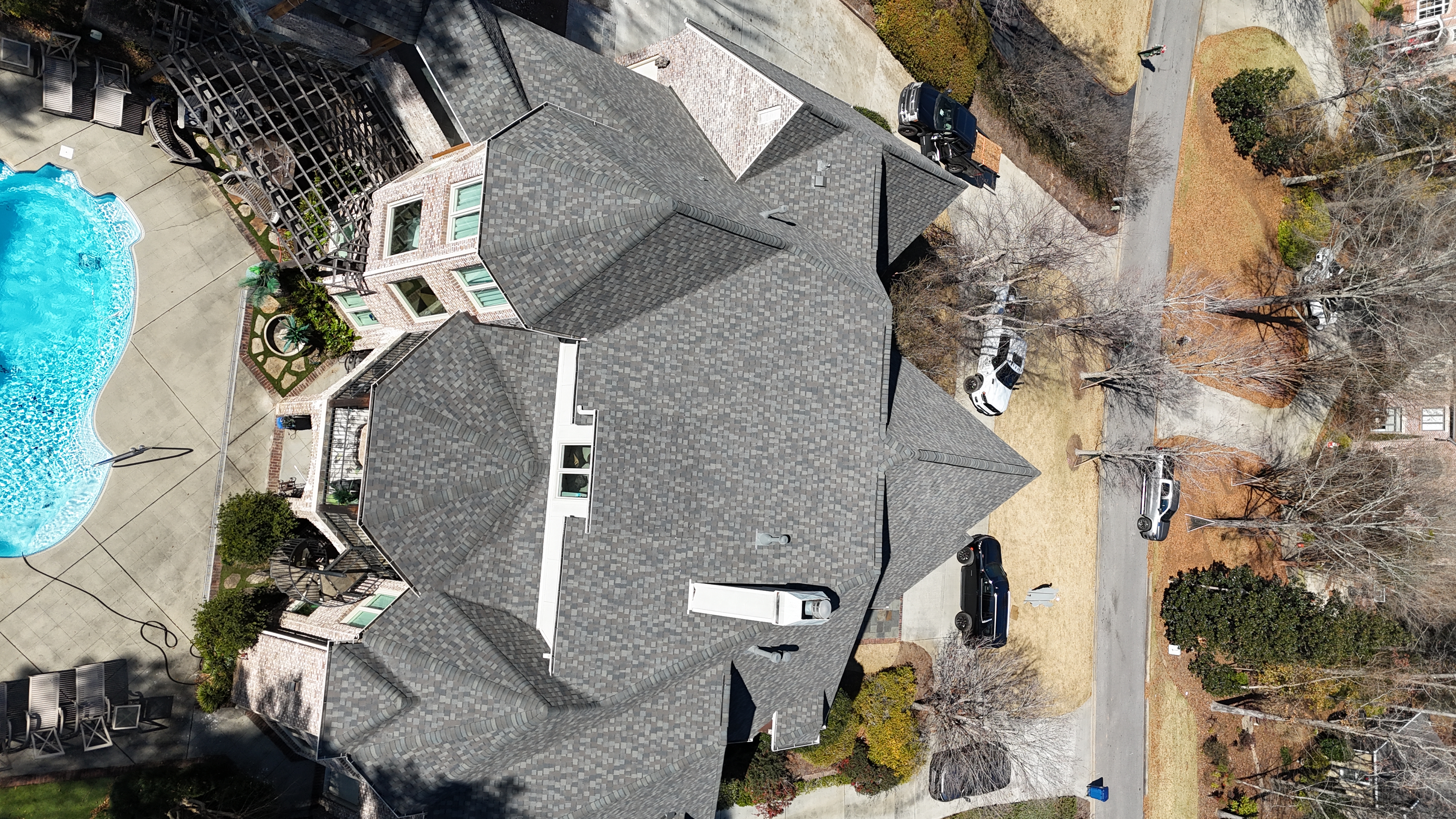 Completed roof replacement