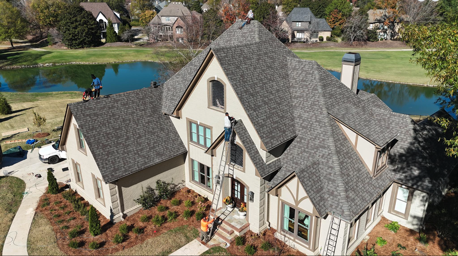 Roofing and construction project by Carpenetti Construction in Central Alabama