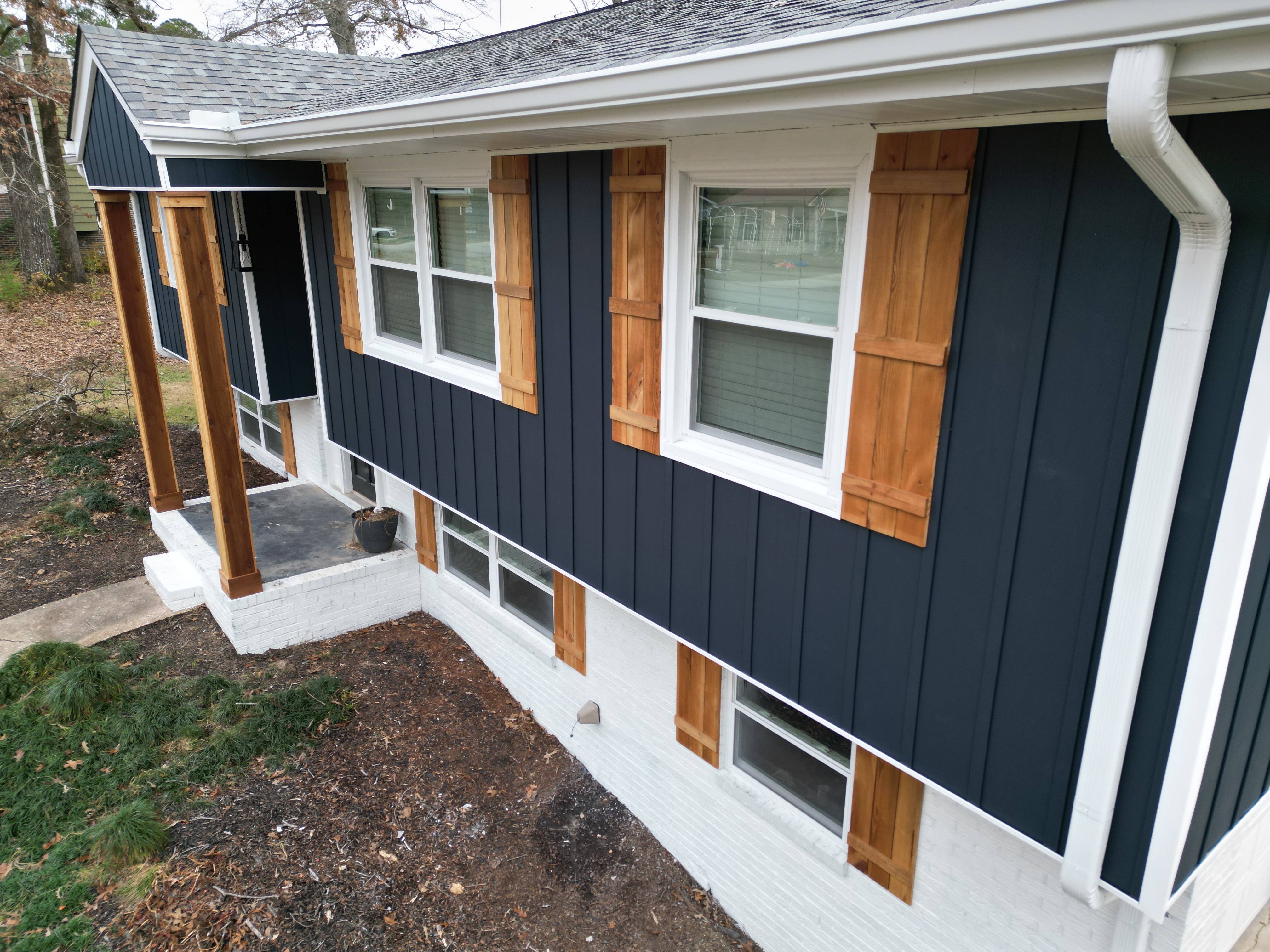 Siding installation