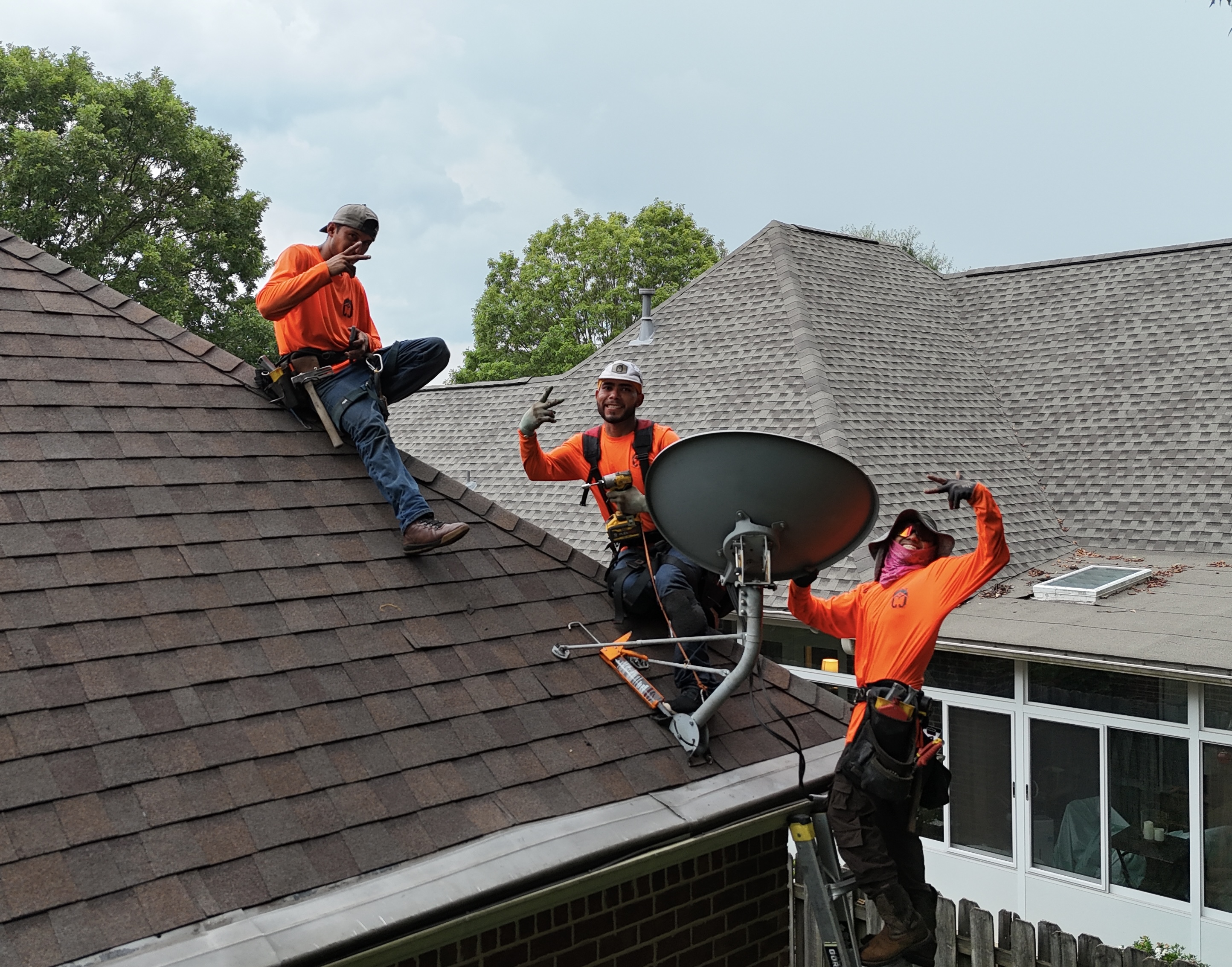 Roofing and construction project by Carpenetti Construction in Central Alabama